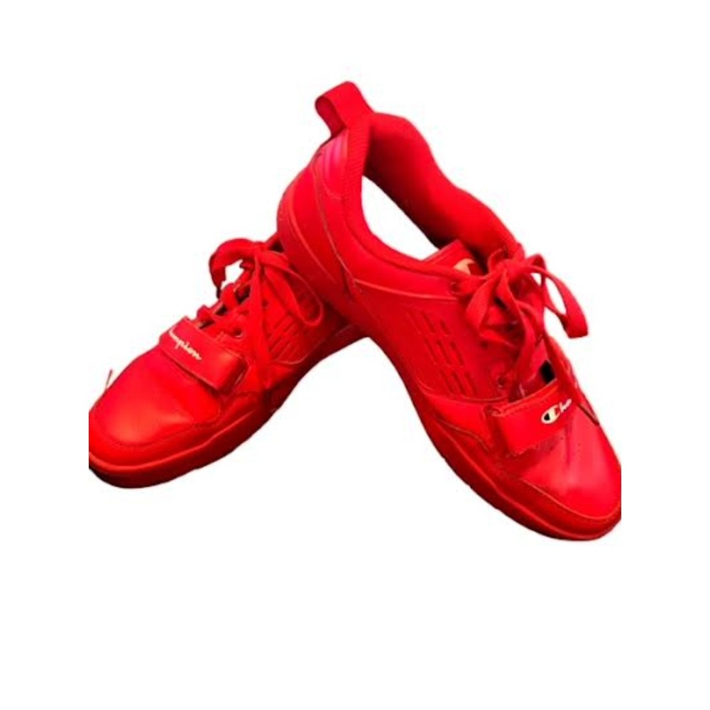 Champion Scarlet Red Mens Shoe 3 Low Top Size 10.5